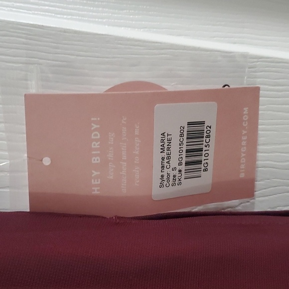 Birdy Grey Maria Convertible Long Maxi Dress Cabernet NEW Small S - Picture 11 of 17